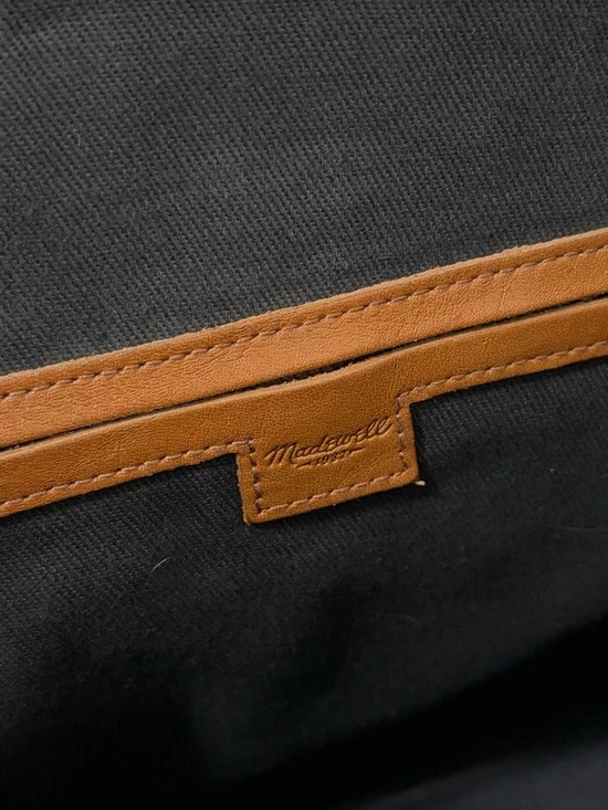 Madewell, The Transport Satchel, English Saddle, Tan Brown, Crossbody Bag - Picture 11 of 16